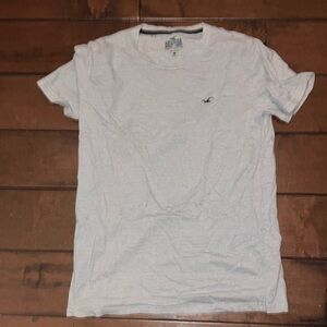 Hollister White Short Sleeve Tee Classic Cotton
